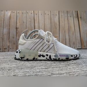 adidas Women's NMD_R1 "Color Splash - White Active Purple" GZ7995 Size 8 Women